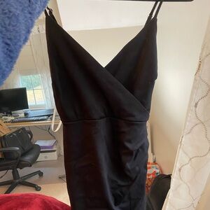 Black lulus cocktail dress NWOT
